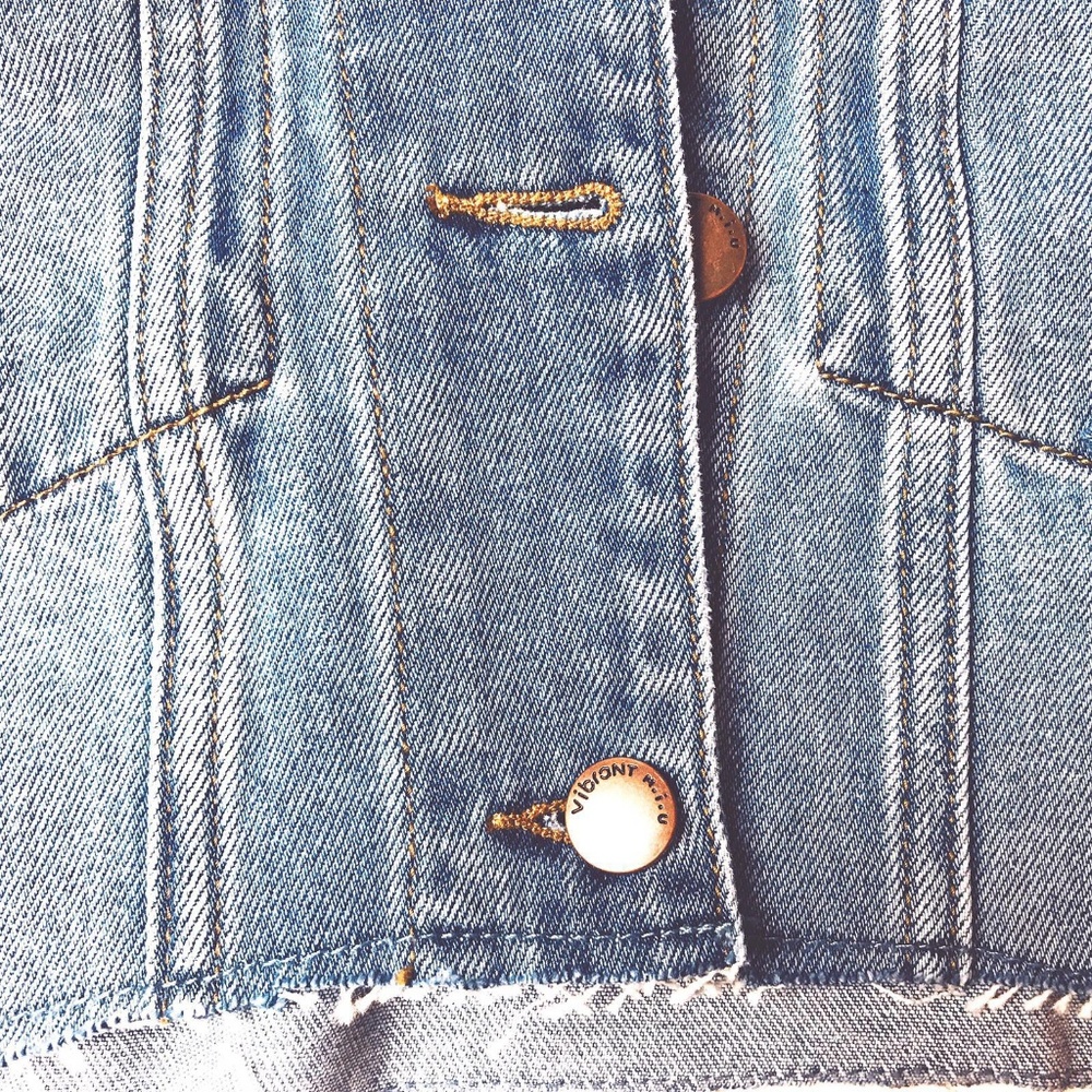 LAST ONE! Fashion Nova by Vibrant Denim Jacket - Picture 6 of 11